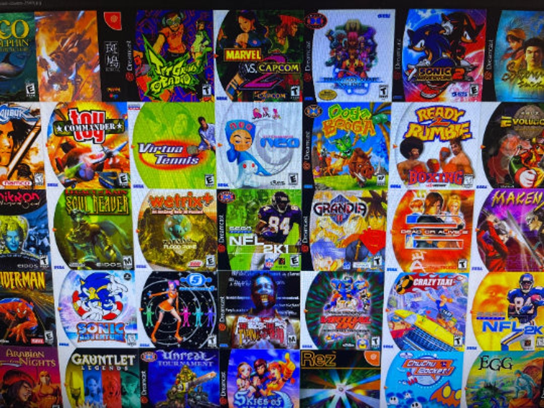 Sega Dreamcast Games Repro No Art Singles -  Canada