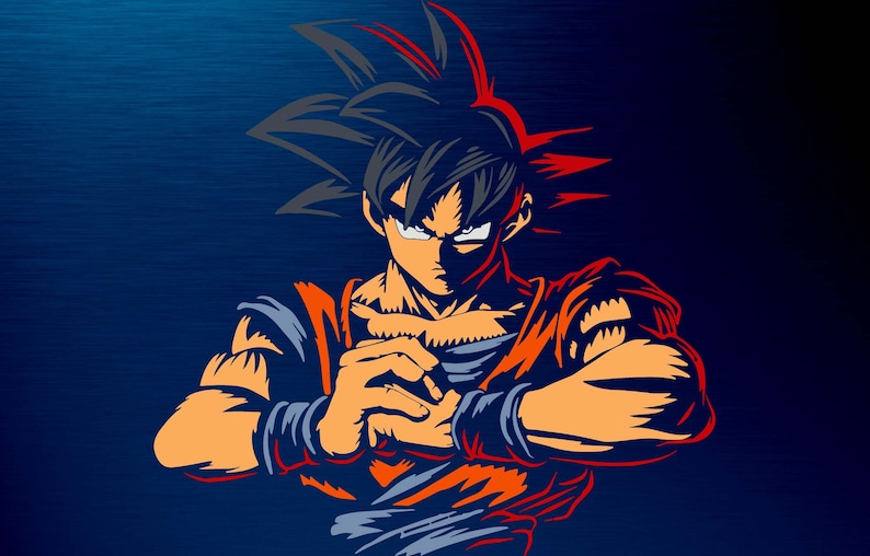 Download Dragon Ball SVG Goku SVG Super Saiyan SVG svg files for | Etsy
