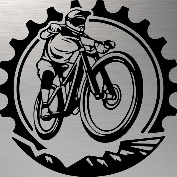 Mountain Bike SVG, MTB SVG, Bike svg, Downhill svg, Mountaine Bike dxf, Mountain Bike Vector, mtb silhouette cameo, svg files for cricut