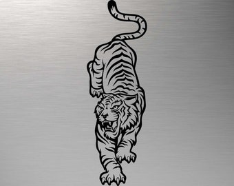 Tiger Silhouette SVG: Cricut Vector Clipart (Digital Download)