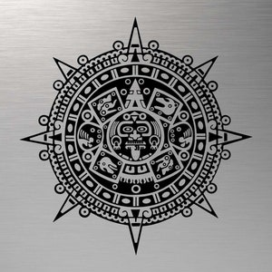 Azteca SVG, Azteca DXF, Silueta Azteca, Vector Azteca, Calendario Azteca SVG, Azteca Digital, Archivos Aztecas para Cricut, Archivos SVG para Cricut