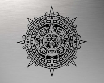 Aztec svg, Aztec dxf, Aztec Silhouette, Aztec Vector, Aztec Calendar svg, Aztec Digital, Aztec files for Cricut, svg files for Cricut