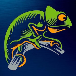 Chameleon SVG, Chameleon DXF, Chameleon Silhouette, Chameleon Cut File, Chameleon Vector, Chameleon Cameo, SVG files for Cricut