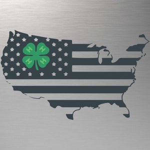 4H svg, 4-H clover svg, 4H Flag svg, 4H Logo svg, 4H USA, 4H Silhouette, 4H file for Cricut, svg files for Cricut, 4H DXF, 4H Digital File