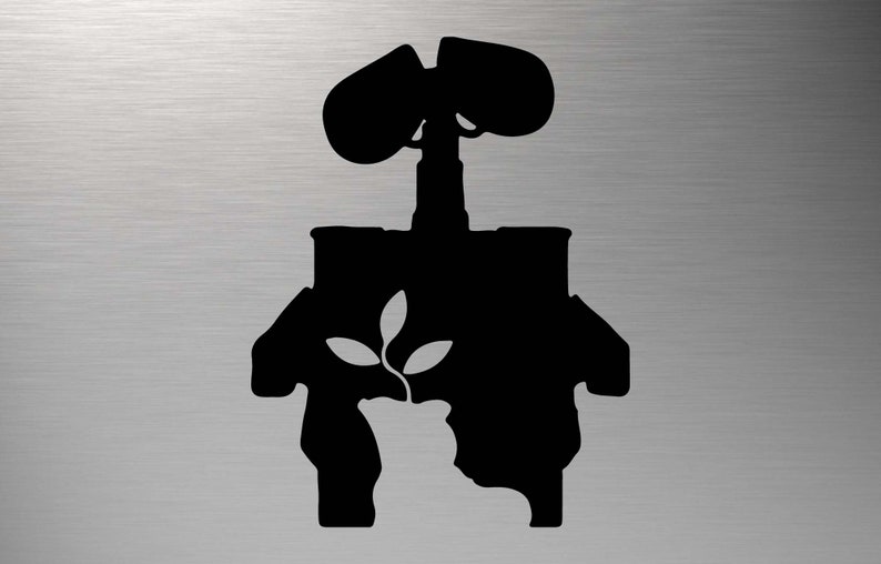 WallE SVG WallE Silhouette WallE Cut File WallE Cricut Etsy