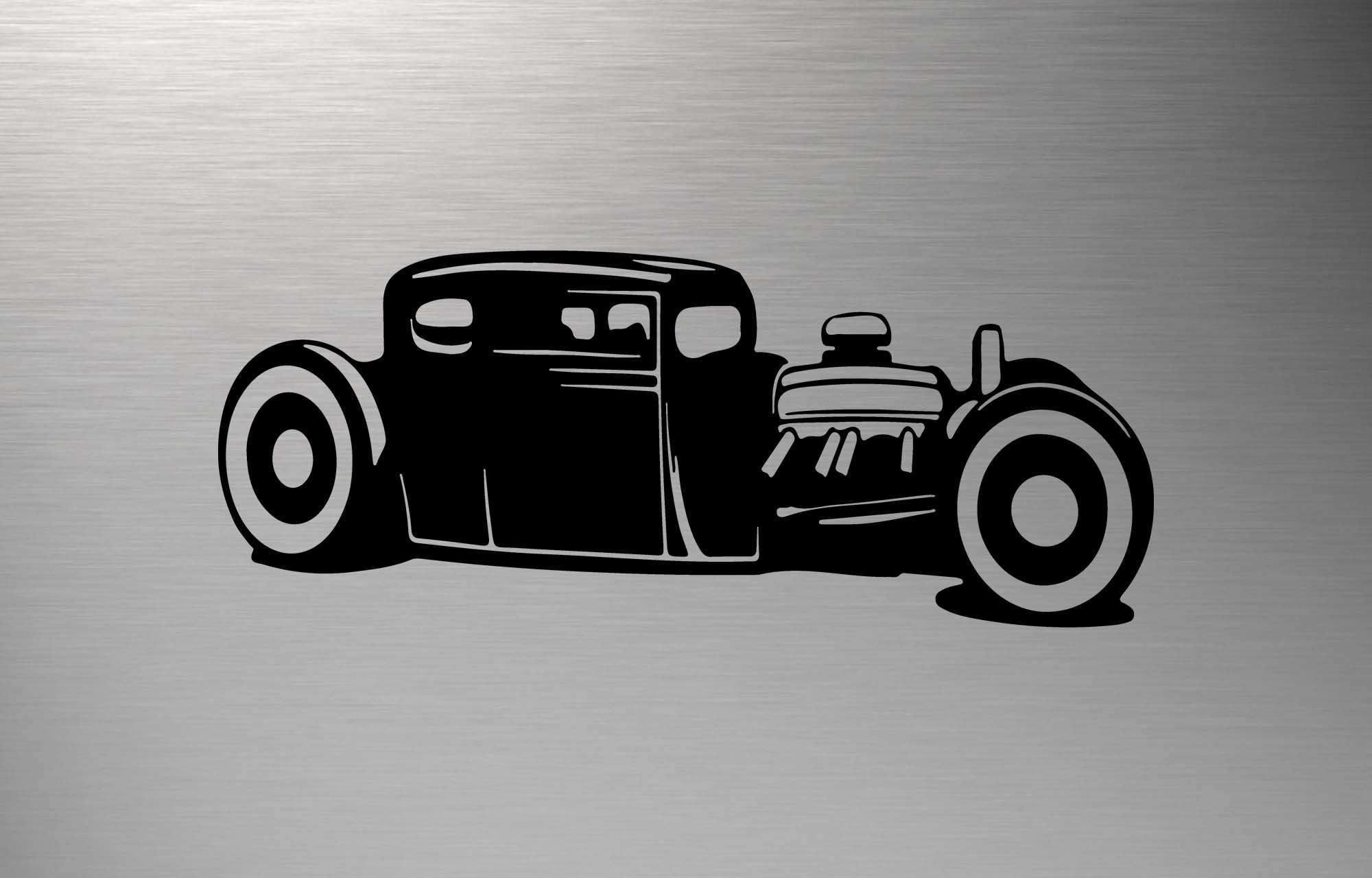 Hot Rod SVG Vintage Car SVG Muscle Car Silhouette Retro Car | Etsy