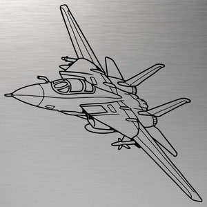 Grumman F-14 Tomcat SVG, F-14 SVG, Tomcat SVG, Military Fighter Aircraft dxf, Aviation Silhouette, Military svg, F-14 Vector, F-14 Clip Art