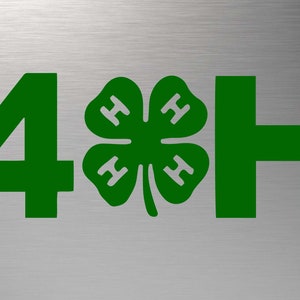 4H svg, 4-H clover svg, 4-H svg, 4H Logo svg, 4H Vector, 4H Silhouette, 4H file for Cricut, svg files for Cricut, 4H DXF, 4H Digital File