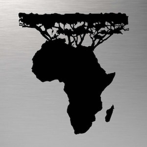 Africa svg, Africa map svg, Africa Clipart, Africa file for Cricut, African Decor svg, Africa Silhouette, Africa dxf, Africa Vector