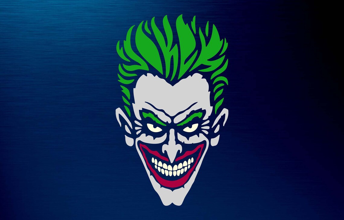 Joker SVG Joker DXF svg files for Cricut Joker Silhouette | Etsy