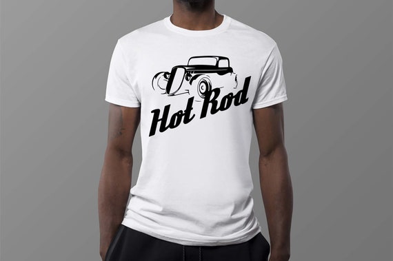 Vintage Retro Hot Rod Silhouette T-Shirt Vintage Retro Hot Rod Silhouette T-Shirt