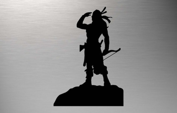 native american shadow clipart