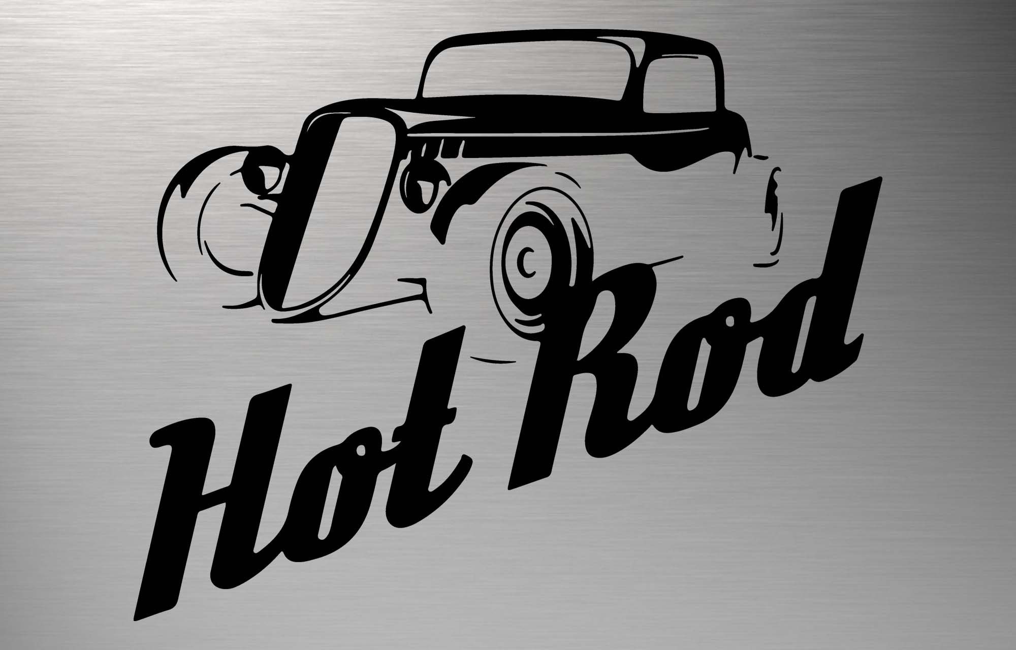 Hot Rod SVG Vintage Car SVG Muscle Car Silhouette Retro Car | Etsy