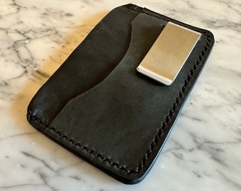 Minimalist wallet with money clip