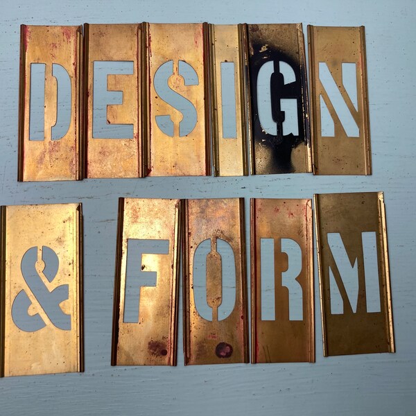 Letter Stencils - Etsy