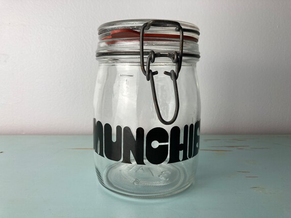 Vintage Munchie Canister / Cookie Jar Airtight One Gallon 3 Liters France 