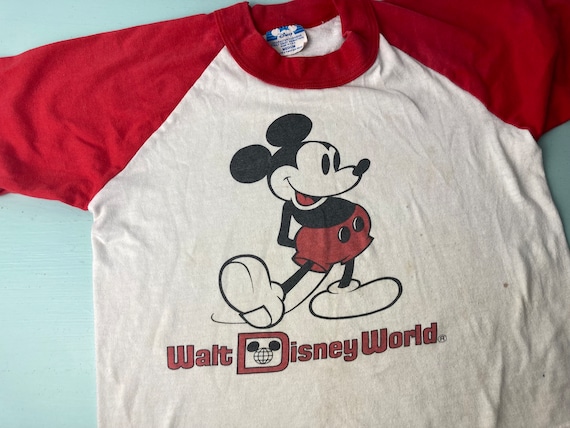 Vintage Walt Disney World Children's Baseball Tee… - image 1