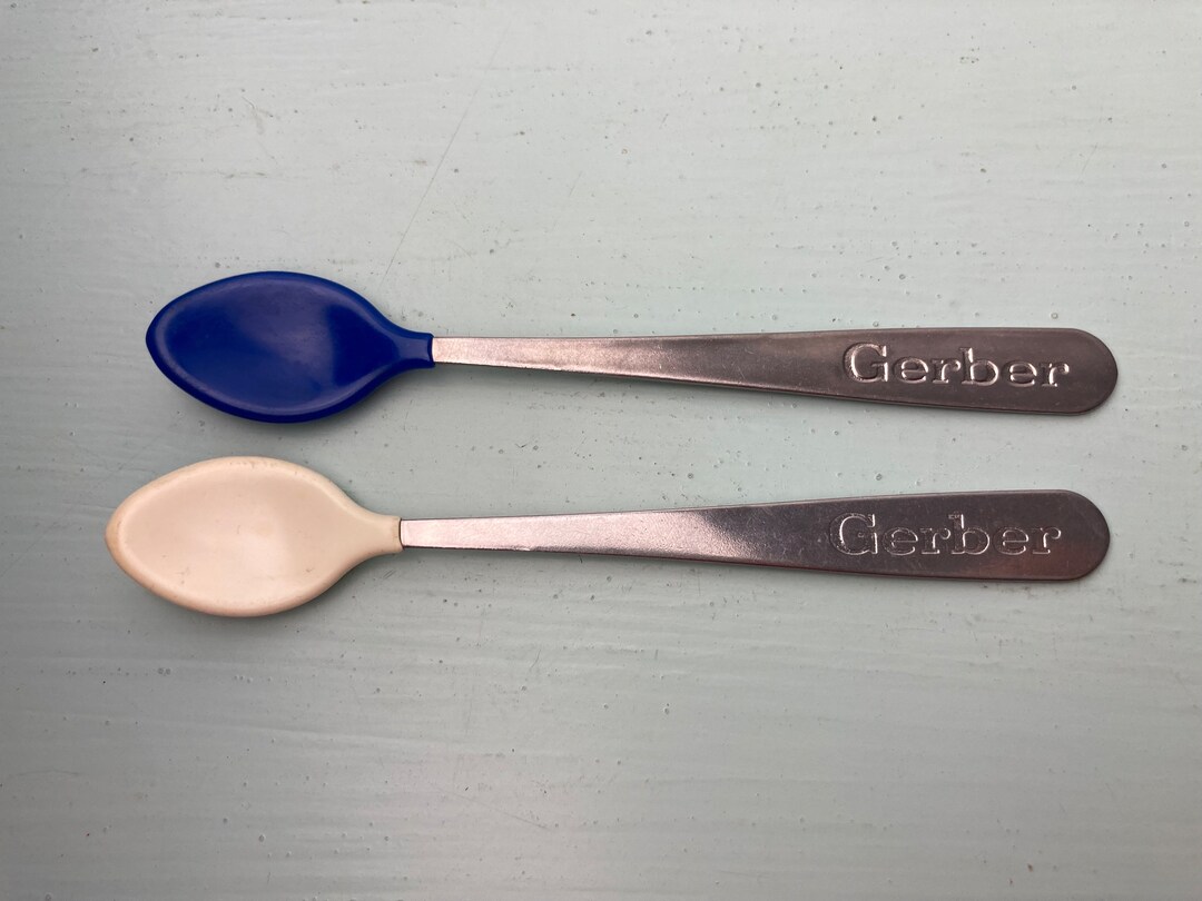 Vintage Gerber Baby Stainless Spoons Etsy