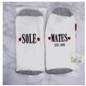 Anniversary Gift For Boy Friend Custom Anniversary Dating Gift Socks