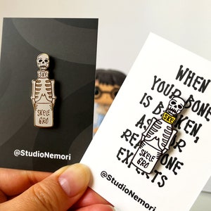 SkeleGro pin from Harry Potter and the Chamber of Secrets, Normal Edition and Limited Edition numbered 100 copies