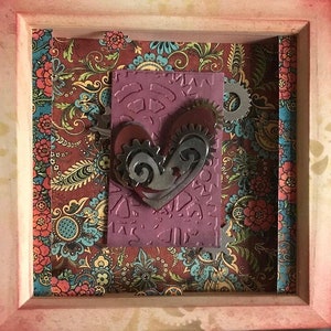 Clockwork heart Steampunk frame