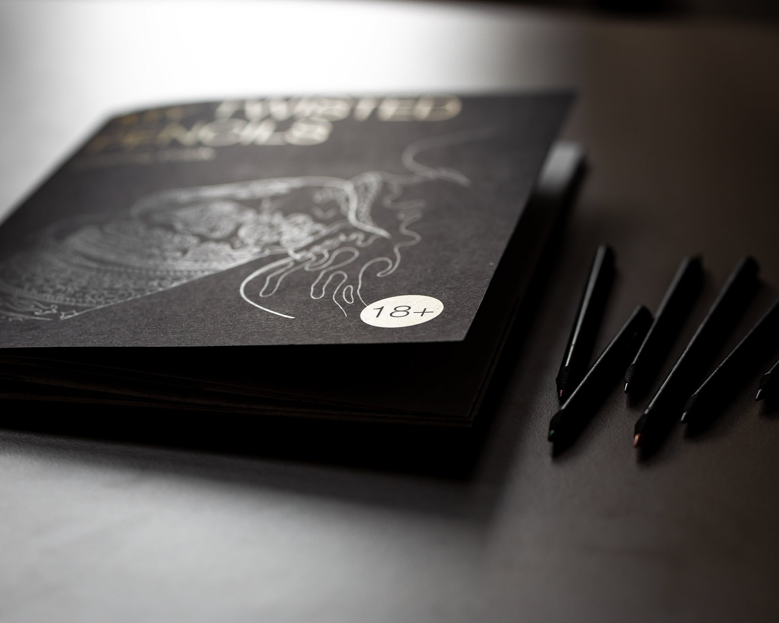 My Twisted Pencils Coloring Book for Adults Etsy