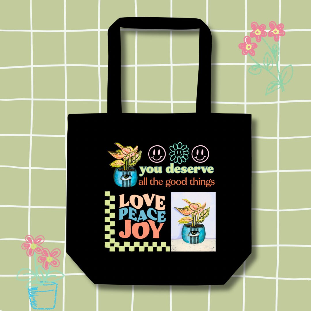 You Deserve All the Good Things Eco Tote Bag - Etsy