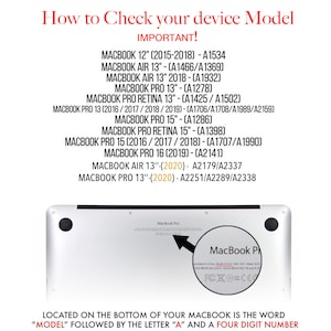 May include: A close-up of the bottom of a silver MacBook Pro laptop. The text "MacBook Pro" is visible on the bottom of the laptop. The text "LOCATED ON THE BOTTOM OF YOUR MACBOOK IS THE WORD "MODEL" FOLLOWED BY THE LETTER "A" AND A FOUR DIGIT NUMBER" is also visible.