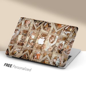 Sistine Chapel Ceiling, Michelangelo Art, Macbook Case Personalized | Macbook Air 13 Pro 13, Pro 14, M1 M2 2023 | Custom Keyboard Skin