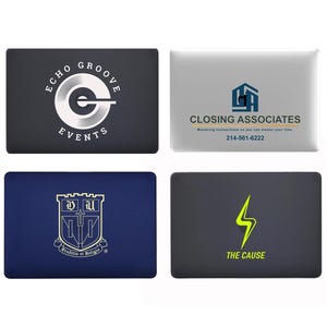 Custom Company Logo Macbook Case, Matte Hard Plastic, translucent look,Personalized, 2025 pro 14" m5, 2024 Air 13, Air 15 Macbook Cases