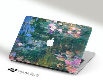 Claude Monet Water Lilies Macbook Case, Personalized Art