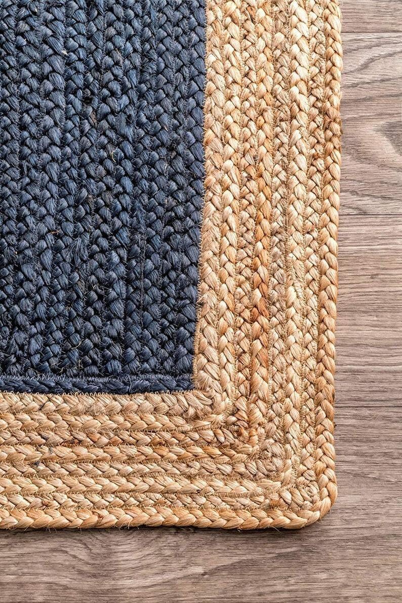 2x8 2x10 Breaded Jute Rug Runner Natural Jute Rug for Etsy