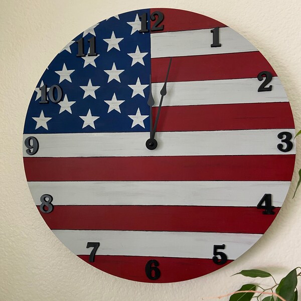 American Made Clock Etsy