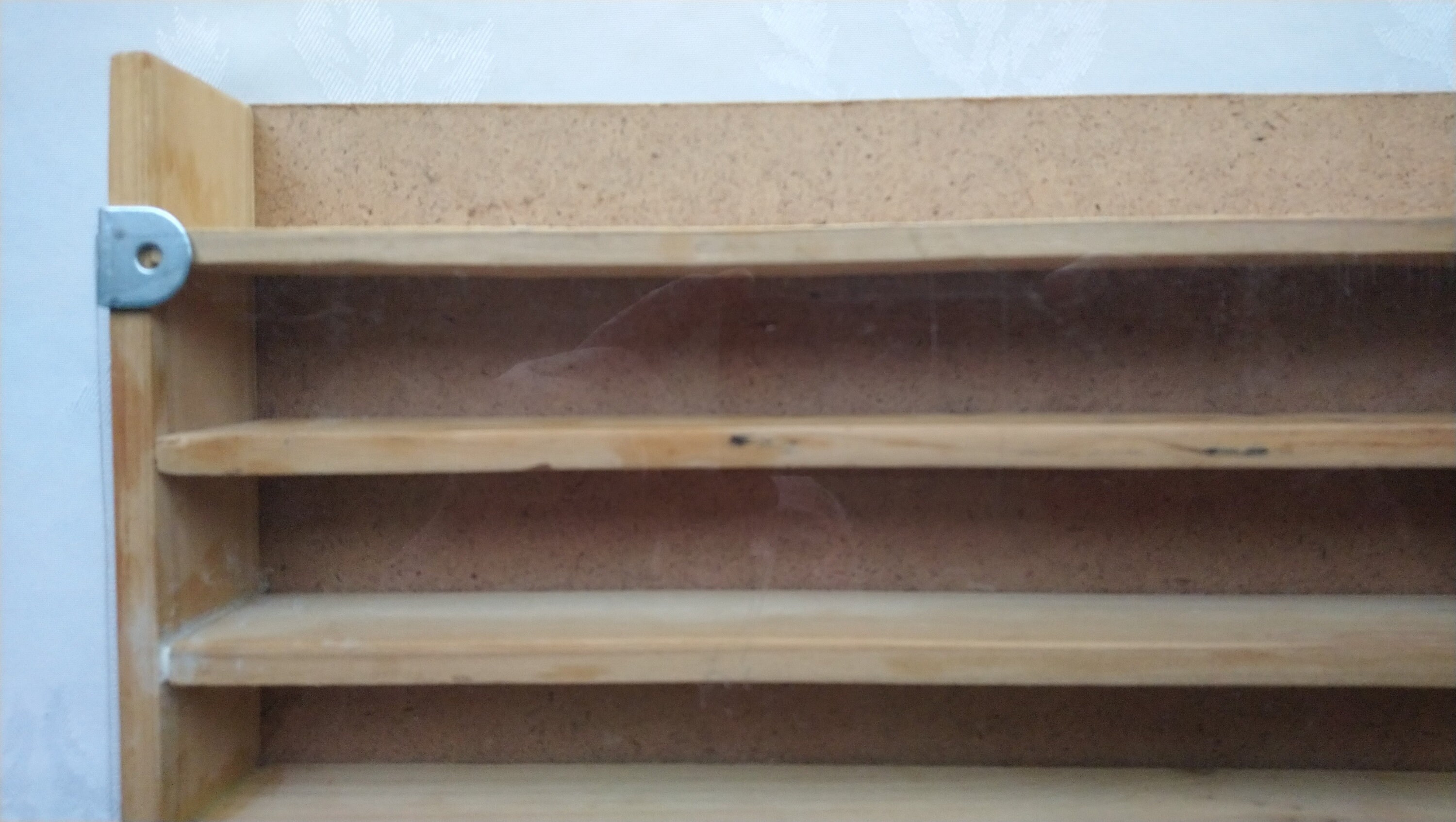 Thumble Rack Wood Souvenir Thimble or Smaller Items Display Rack Case Clean Used ...