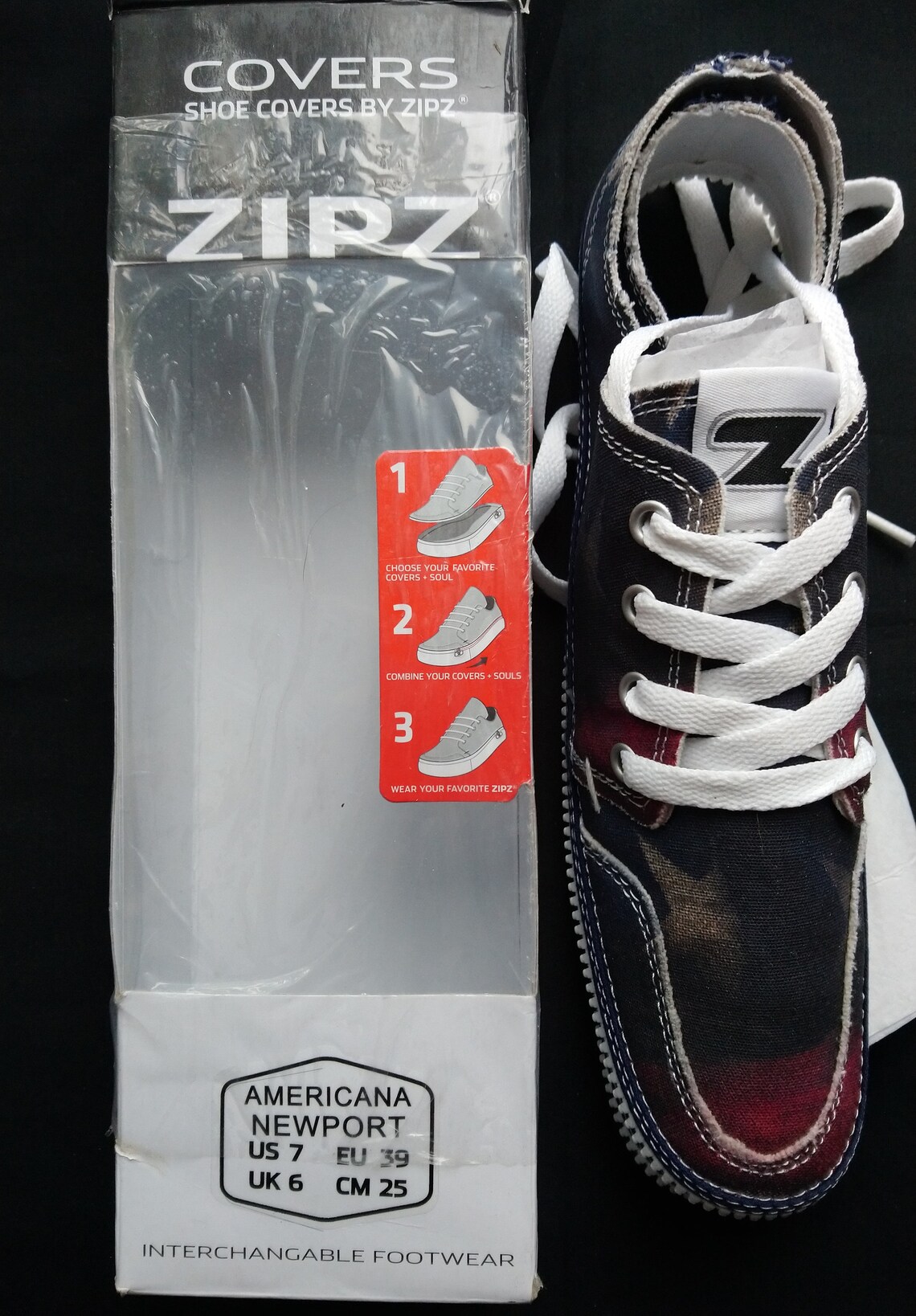 Zipz Born California Designed USA Interchangable Shoe Trainers Etsy