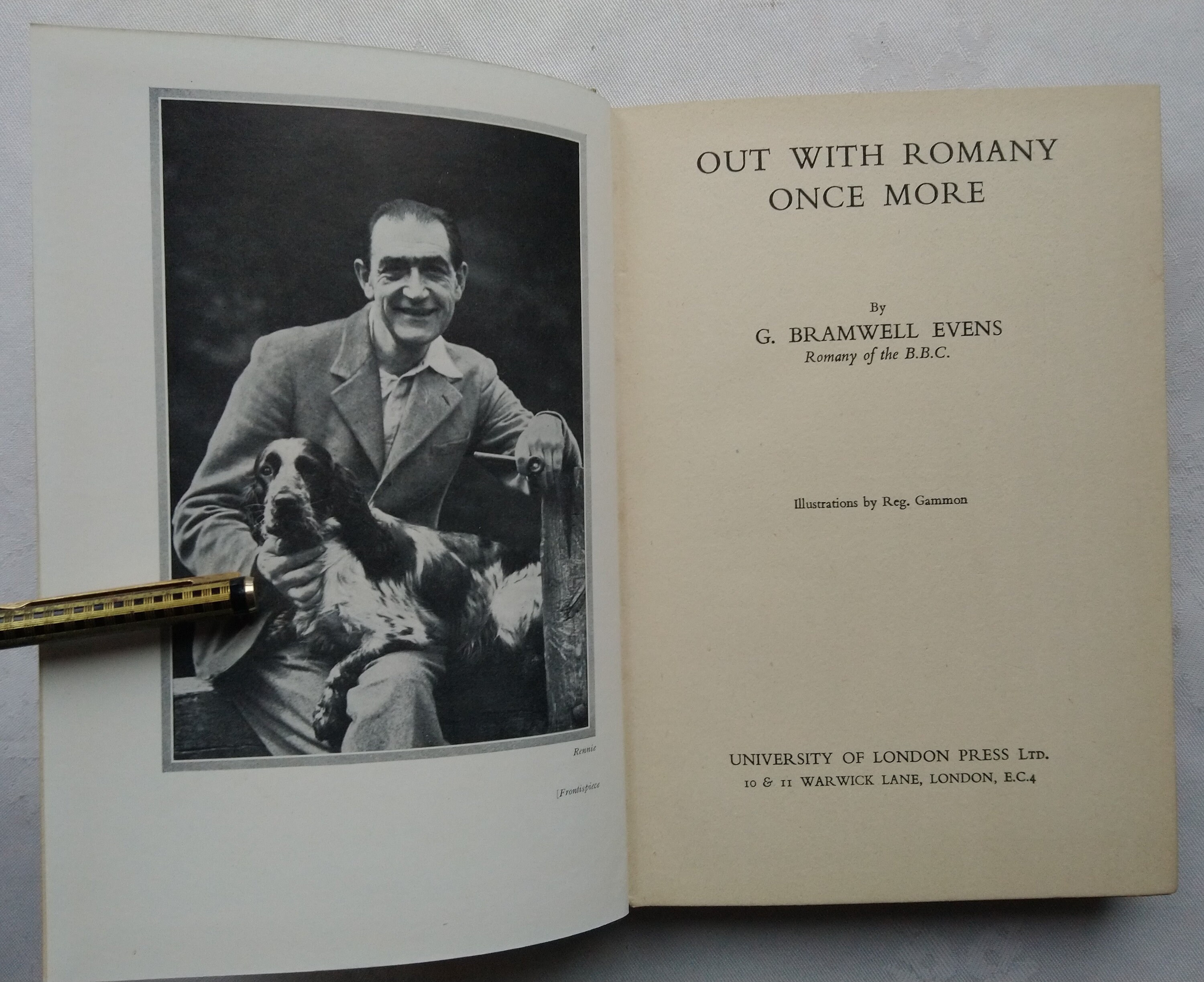 G Bramwell Evens Out With Romany Once More 1st/1 1940 BBC TV Series