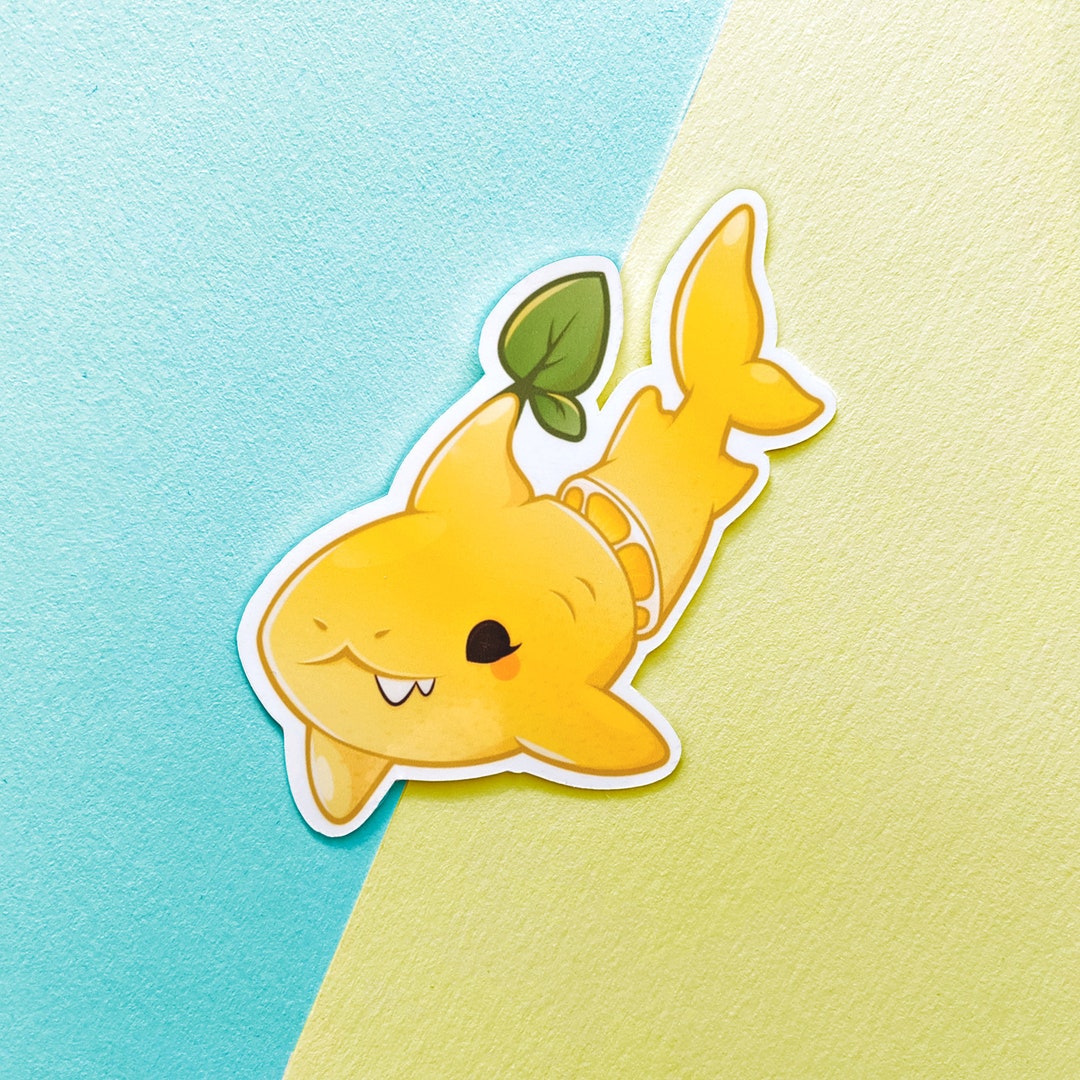 Lemon Shark Sticker Etsy