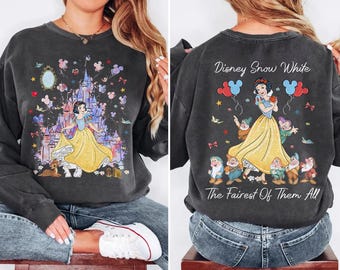 Watercolor Magical Snow White Png, Snow White Clipart, Princess the Seven Dwarfs, Seven Dwarfs Png, Family Trip Png, Png Files download