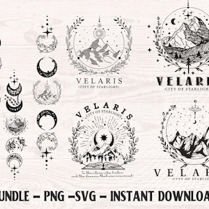 Velaris City Of Starlight ACOTAR SVG、City of Starlight png、Book lover png、The Night Court svg、Court of Dreams、Acotar Digital png