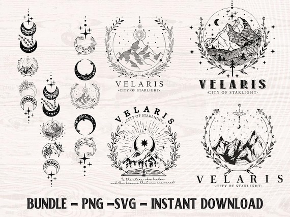 Velaris City Of Starlight ACOTAR SVG, City of Starlight png, Book lover png, The Night Court svg, Court of Dreams, Acotar Digital png