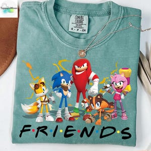 Sonic the Hedgehog Friend Shirt, Sonic and Friend Shirt, Sonic Tails Shirt, Sonic Group Matching Shirt, Shadow the Hedgehog Party Shirt