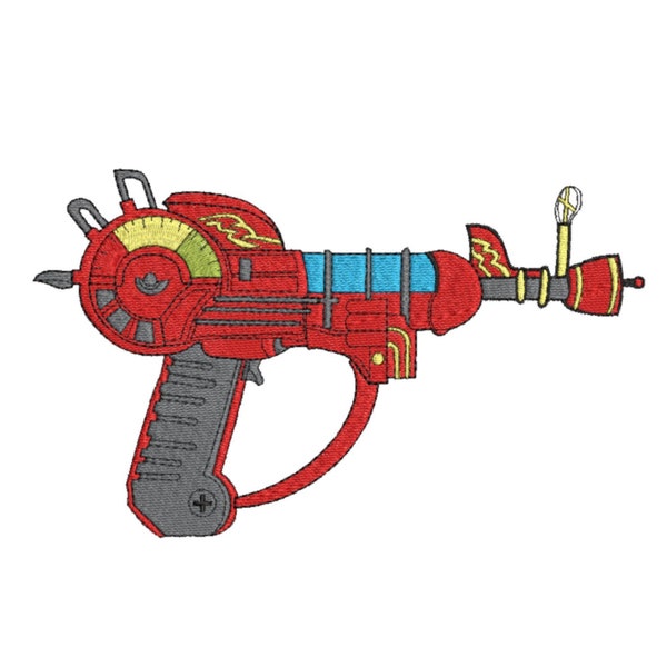 COD Ray Gun Machine Embroidery Design. Multiple Sizes