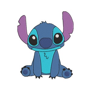 Lilo and Stitch Machine Embroidery Design. Multiple Sizes