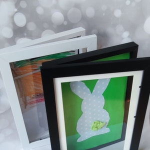 Unique picture frame for your children's artwork A4, with personalization, ideal for storing snap frames with front opening