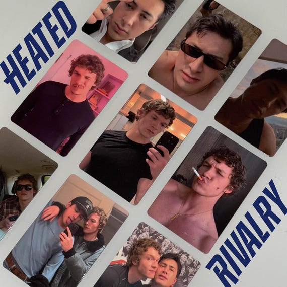 HEATED RIVALRY Photocards Shane Hollander Ilya Razonov | Hudson Williams Connor Storrie | Character Printed Collectible PC