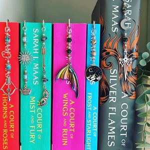 ACOTAR officially licensed bookmarks  - officially licensed by Sarah J Maas - booktok fandom - a court of thorns and roses.