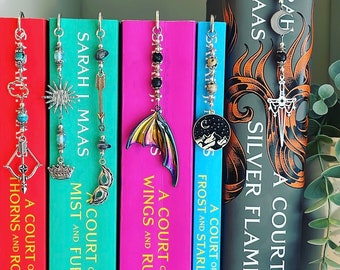 ACOTAR officially licensed bookmarks  - officially licensed by Sarah J Maas - booktok fandom - a court of thorns and roses.