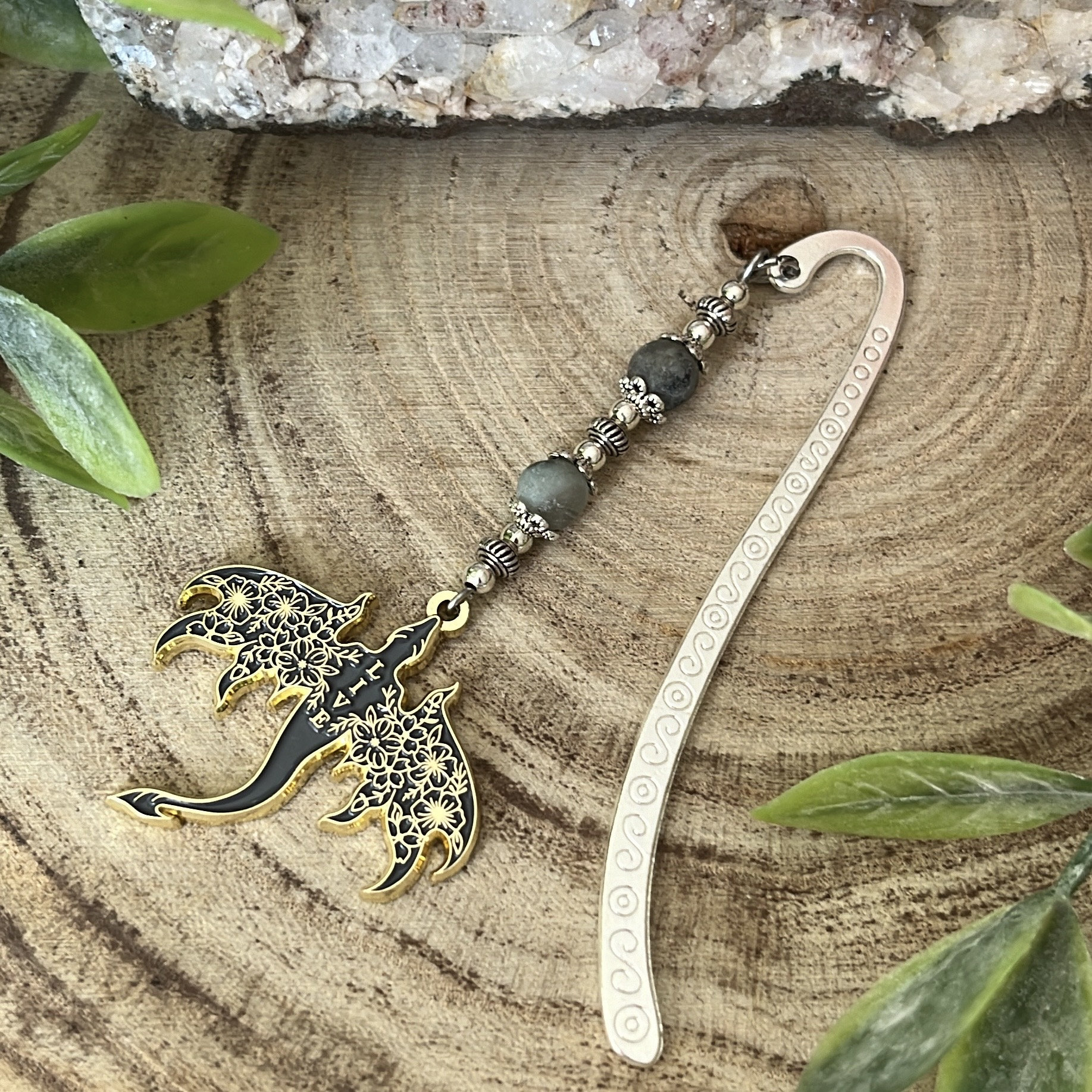 TOG Abraxos LIVE throne of glass bookmark and key ring GREY  - Emotional Damage Collection -  officially licensed by Sarah J Maas