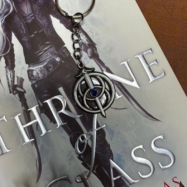 eye of elena throne of glass keyring  - officially licensed by Sarah J Maas - booktok fandom - TOG