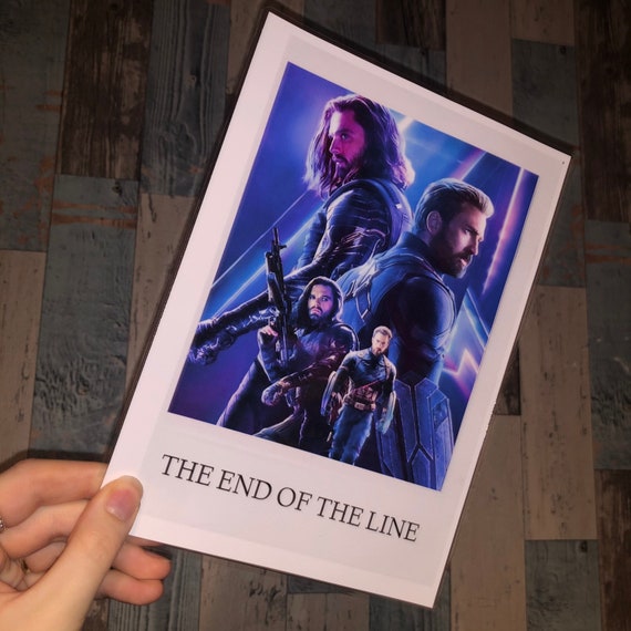 Steve And Bucky Im With You Till The End Of The Line Movie Etsy